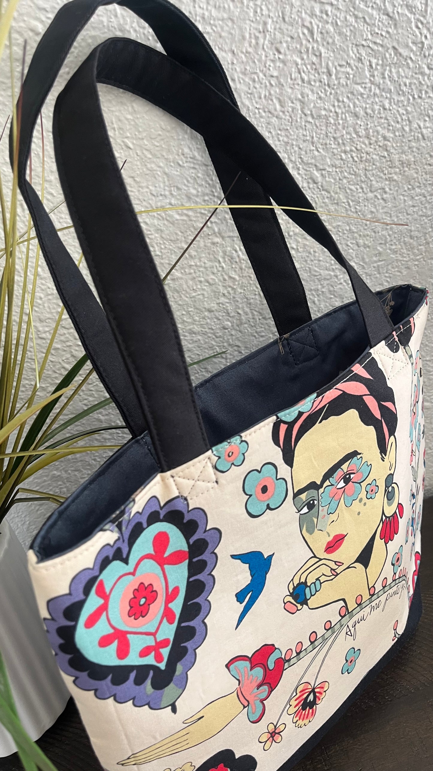 Frida (beige) - Small Tote Bag